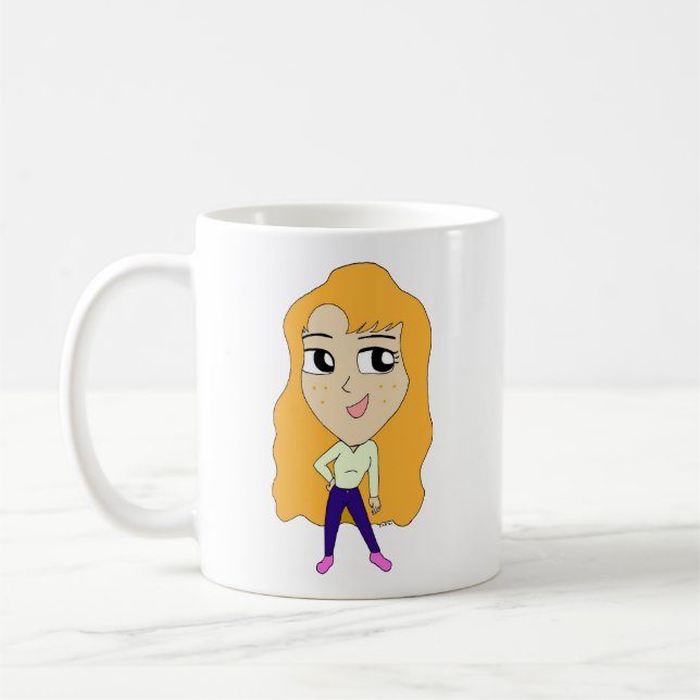 chibi kaffemugg (Vänster)