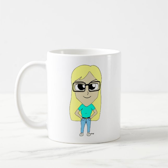chibi kaffemugg (Vänster)