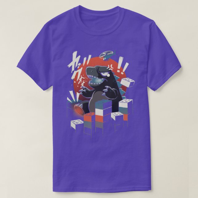 Chibi Kaiju smärta T Shirt (Design framsida)