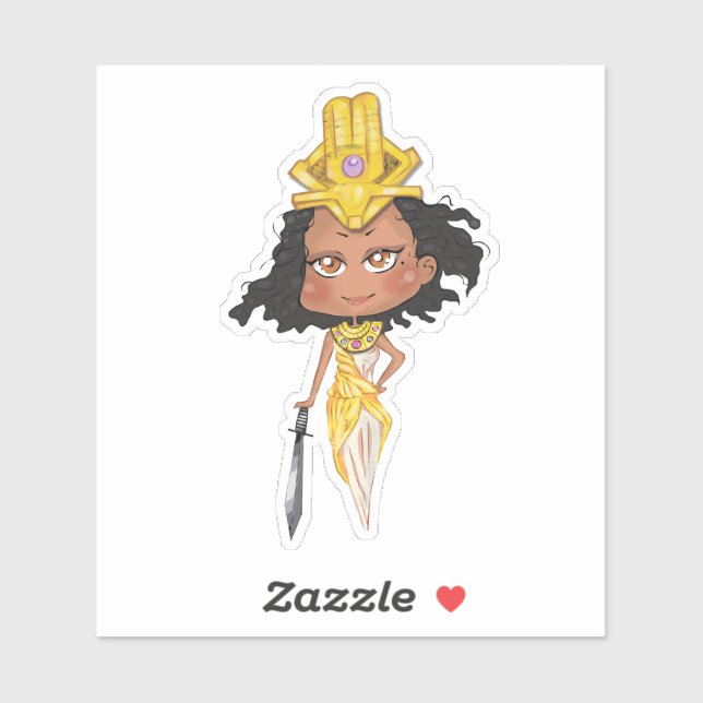 Chibi Kandaka Warrior Klistermärken (Ark)