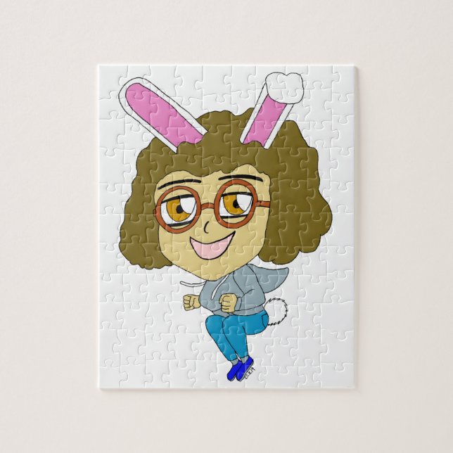 chibi kanin flicka pussel (Vertikal)