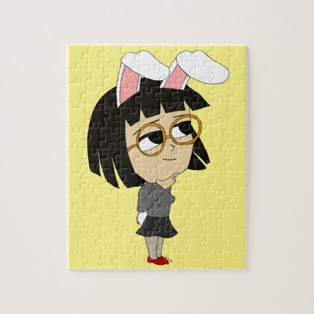 chibi kanin flicka pussel (Vertikal)