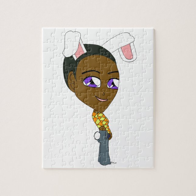 chibi kanin flicka   pussel (Vertikal)
