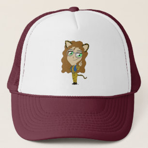 chibi kattflicka keps