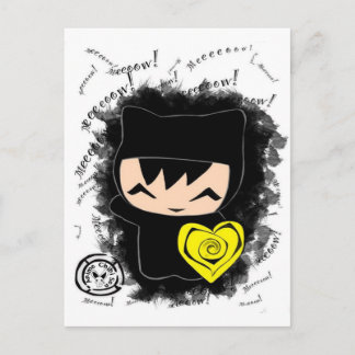Chibi Kattunge Vykort