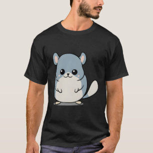 Chibi Kawaii Chinchilla Wildlife Rodent Animal T Shirt