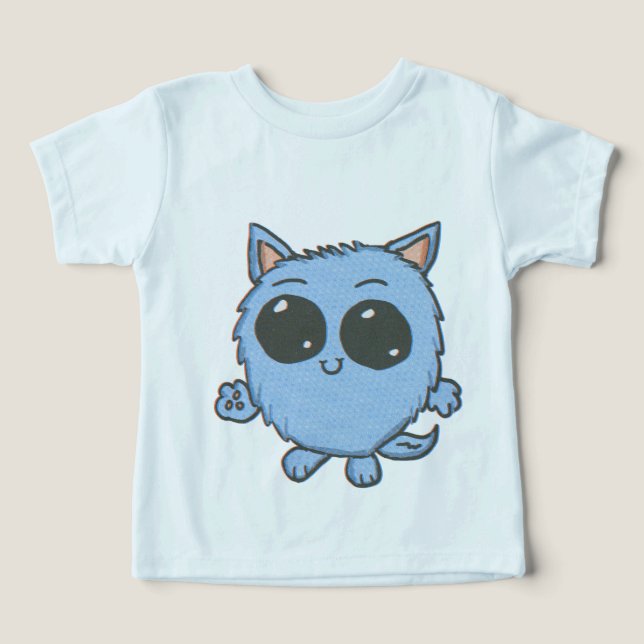 Chibi Kitty T Shirt (Design Framsida)