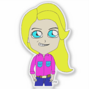 chibi klistermärken