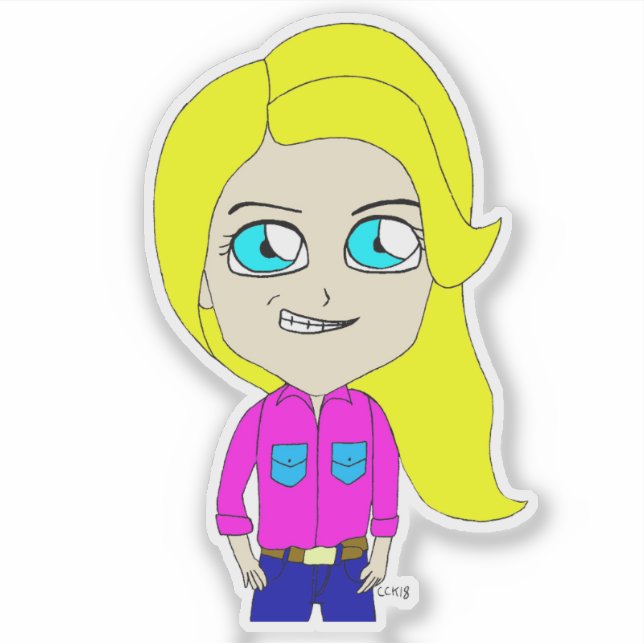 chibi klistermärken (Framsida)