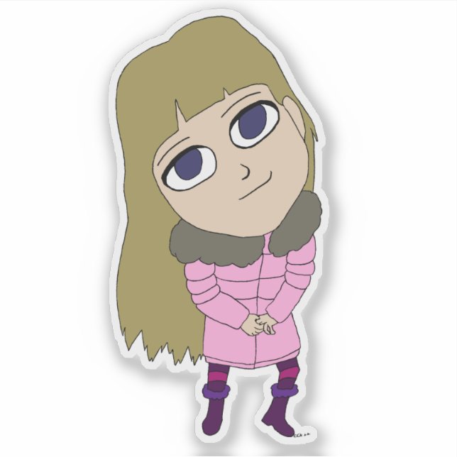 chibi klistermärken (Framsida)