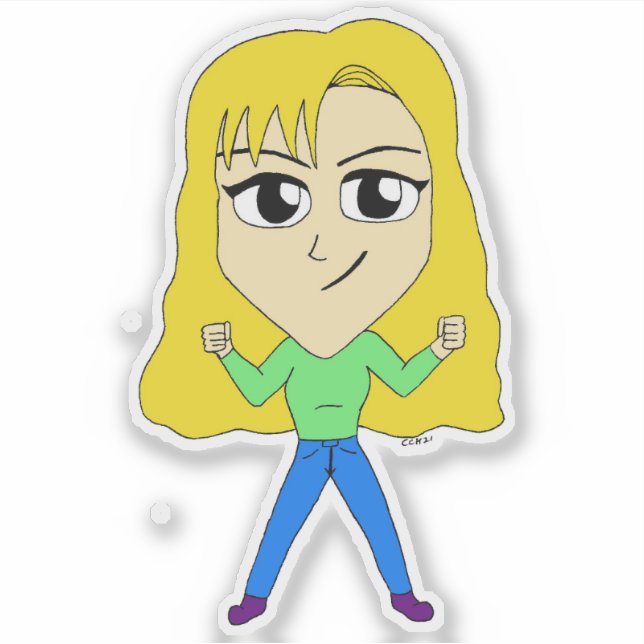 chibi klistermärken (Framsida)