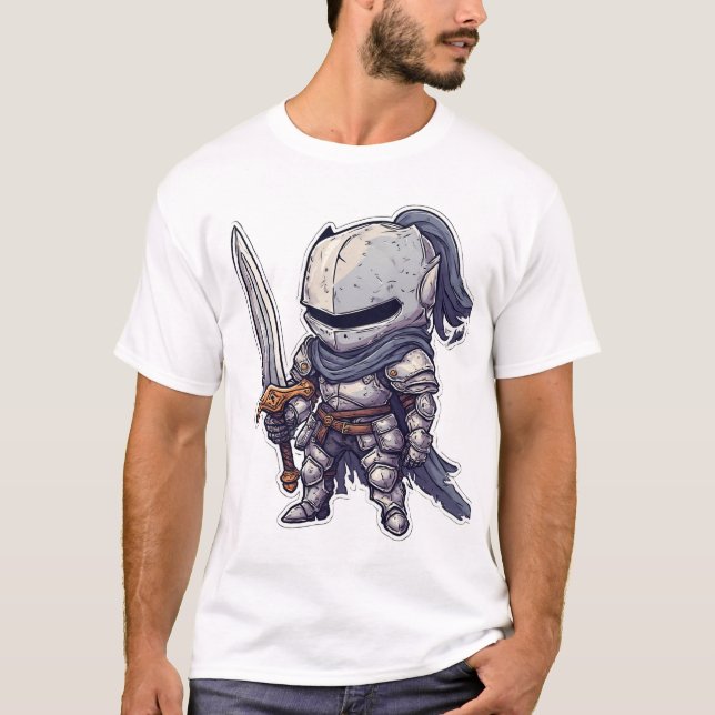 Chibi Knight Shirt T Shirt (Framsida)