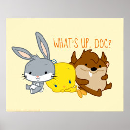 Chibi KRYP BUNNY™, TWEETY™ och TAZ™ Poster