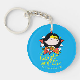 Chibi kvinna som flyger med lasso