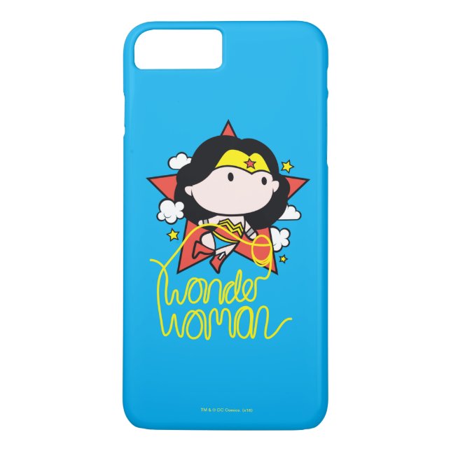 Chibi  kvinnor som flyger med lasso Case-Mate iPhone skal (Baksida)