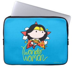 Chibi kvinnor som flyger med lasso laptop sleeve