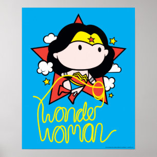 Chibi kvinnor som flyger med lasso poster