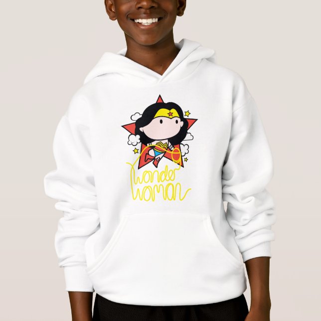 Chibi  kvinnor som flyger med lasso tee (Framsida)