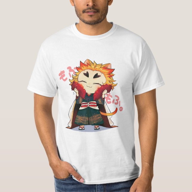 Chibi kyojuro rengoku coola t shirt (Framsida)