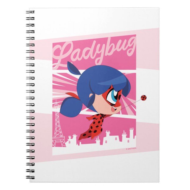Chibi Ladybug i Paris Anteckningsbok (Framsidan)