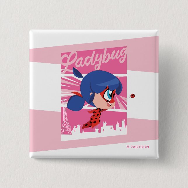 Chibi Ladybug i Paris Knapp (Framsida)