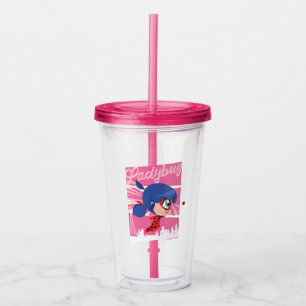 Chibi Ladybug i Paris Take Away Mugg