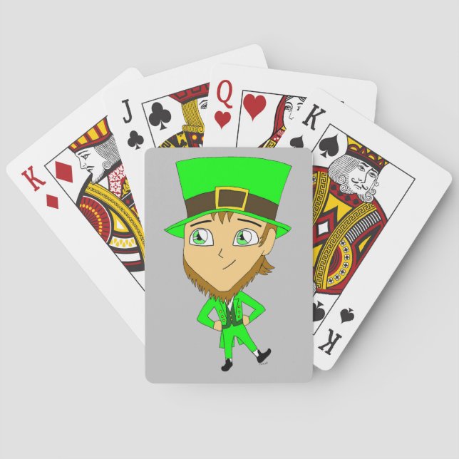 chibi   leprechaun  casinokort (Baksidan)