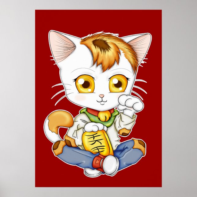 Chibi Maneki Neko Poster (Framsidan)