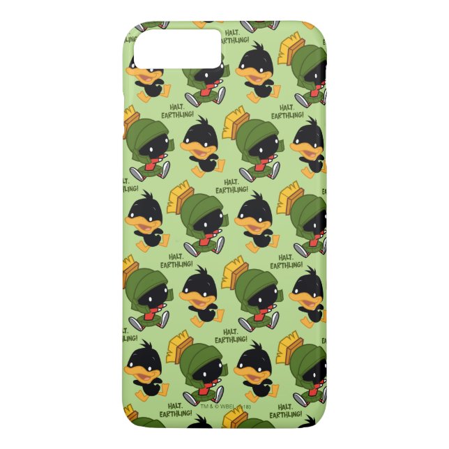 Chibi MARVIN THE MARTIAN™ & DAFFY ANKA™ Case-Mate iPhone Skal (Baksida)