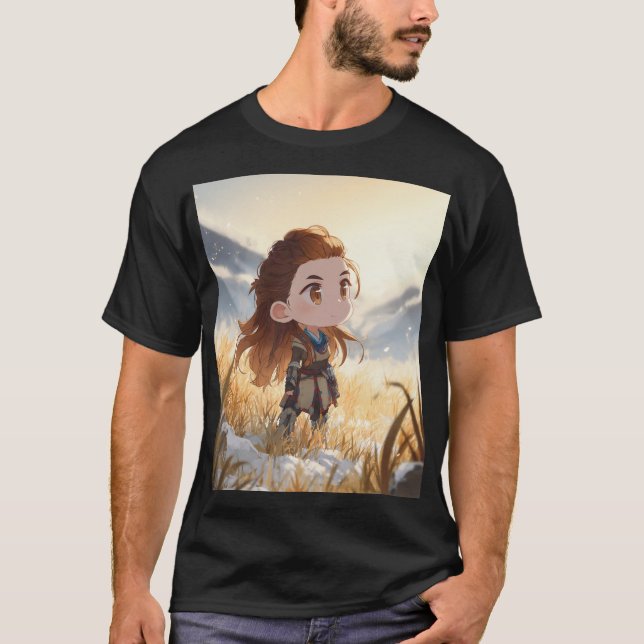 Chibi Maskin-Jägare T Shirt (Framsida)