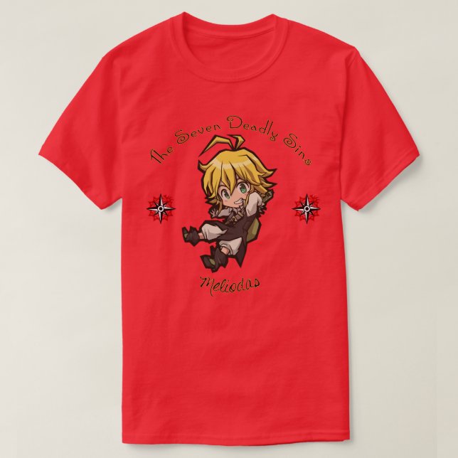 Chibi Meliodas T Shirt (Design framsida)
