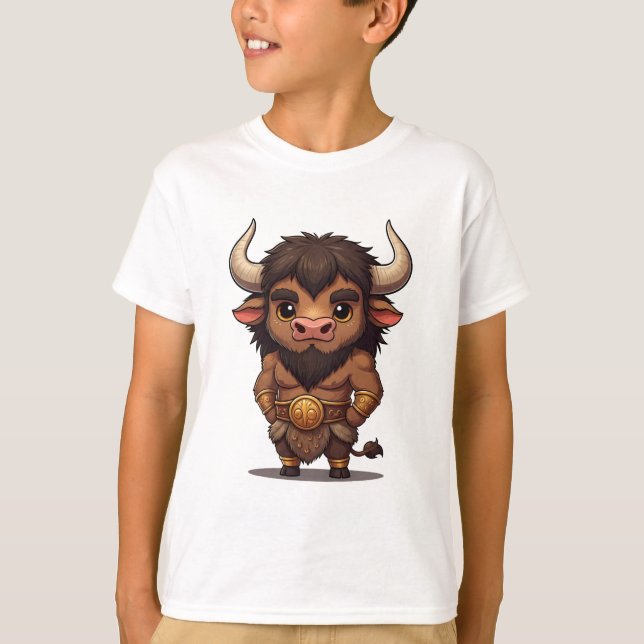 Chibi Minotaur T-shirt (Framsida)