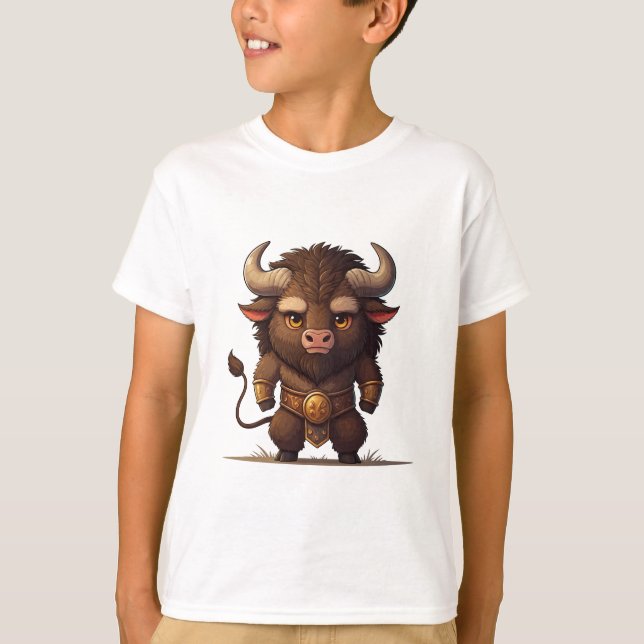Chibi Minotaur T-shirt (Framsida)