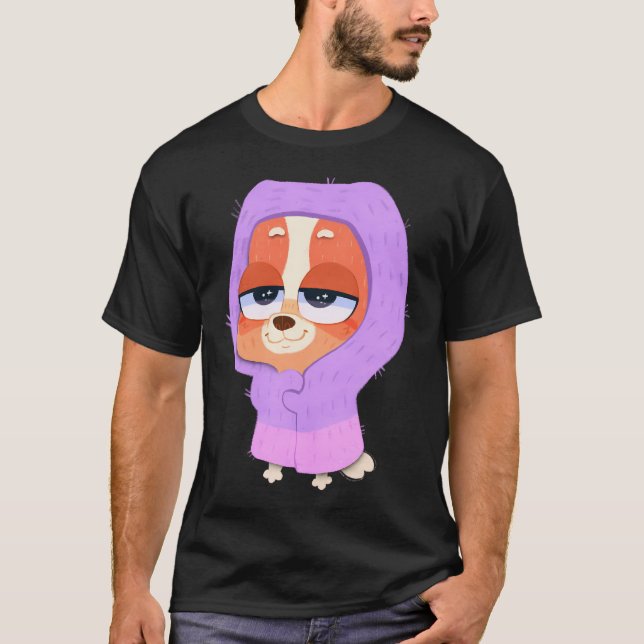 Chibi Mormor Bingo Lång T Shirt (Framsida)