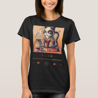 Chibi Neko i traditionell Kimono Attire T Shirt