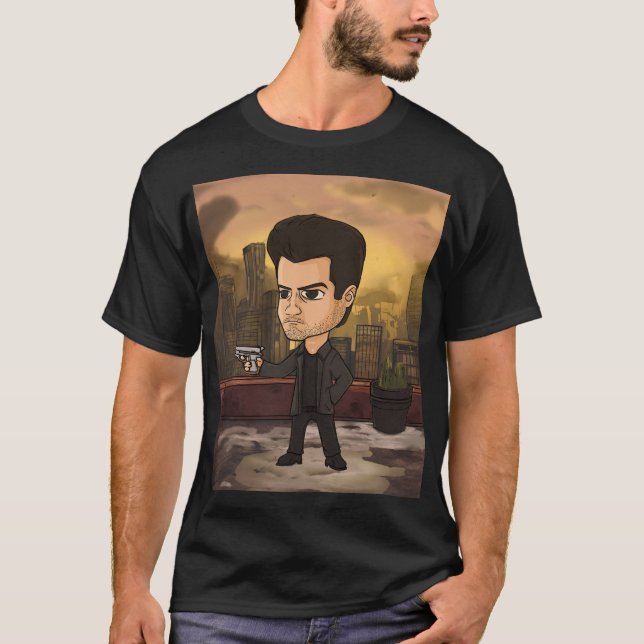 Chibi Noir Vigilant T Shirt (Framsida)