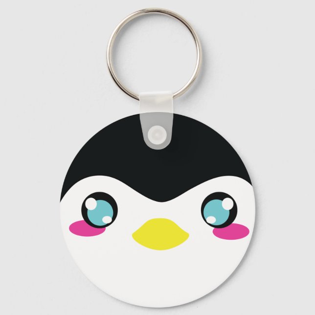 Chibi Penguin Keychain Nyckelring (Framsida)