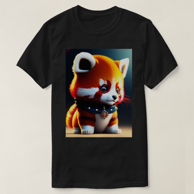 Chibi Red Panda Royal Family T Shirt (Design framsida)