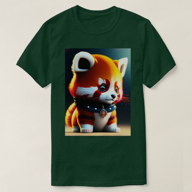 Chibi Red Panda Royal Family T Shirt (Design framsida)