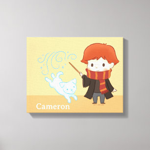 Chibi Ron Weasley Patronus Canvastryck