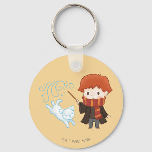 Chibi Ron Weasley Patronus Nyckelring