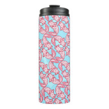 Chibi rosa Axolotlmönster Chido