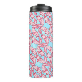 Chibi rosa Axolotlmönster Chido