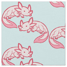Chibi rosa Axolotlmönster Chido