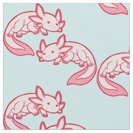 Chibi rosa Axolotlmönster Chido Tyg