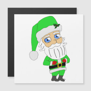 Chibi Santa grön kostym
