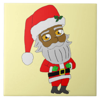 Chibi Santa Kakelplatta