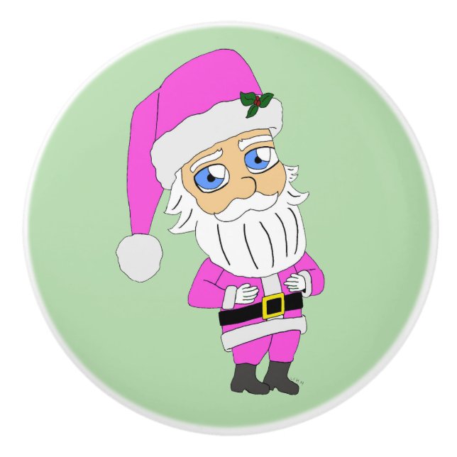 Chibi Santa rosa kostym Knopp (Framsidan)