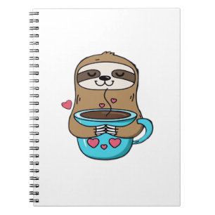 Chibi Seng Luffe Kaffe Älskare � Söt Kawaii Seng K Anteckningsbok