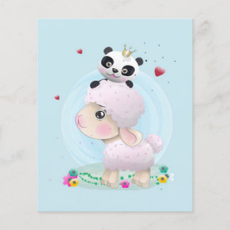 Chibi Sheep | Får i Baby | Kids Kärlek Lamb Flygblad